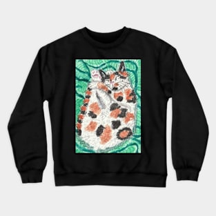 Sleeping  calcio  cat Crewneck Sweatshirt